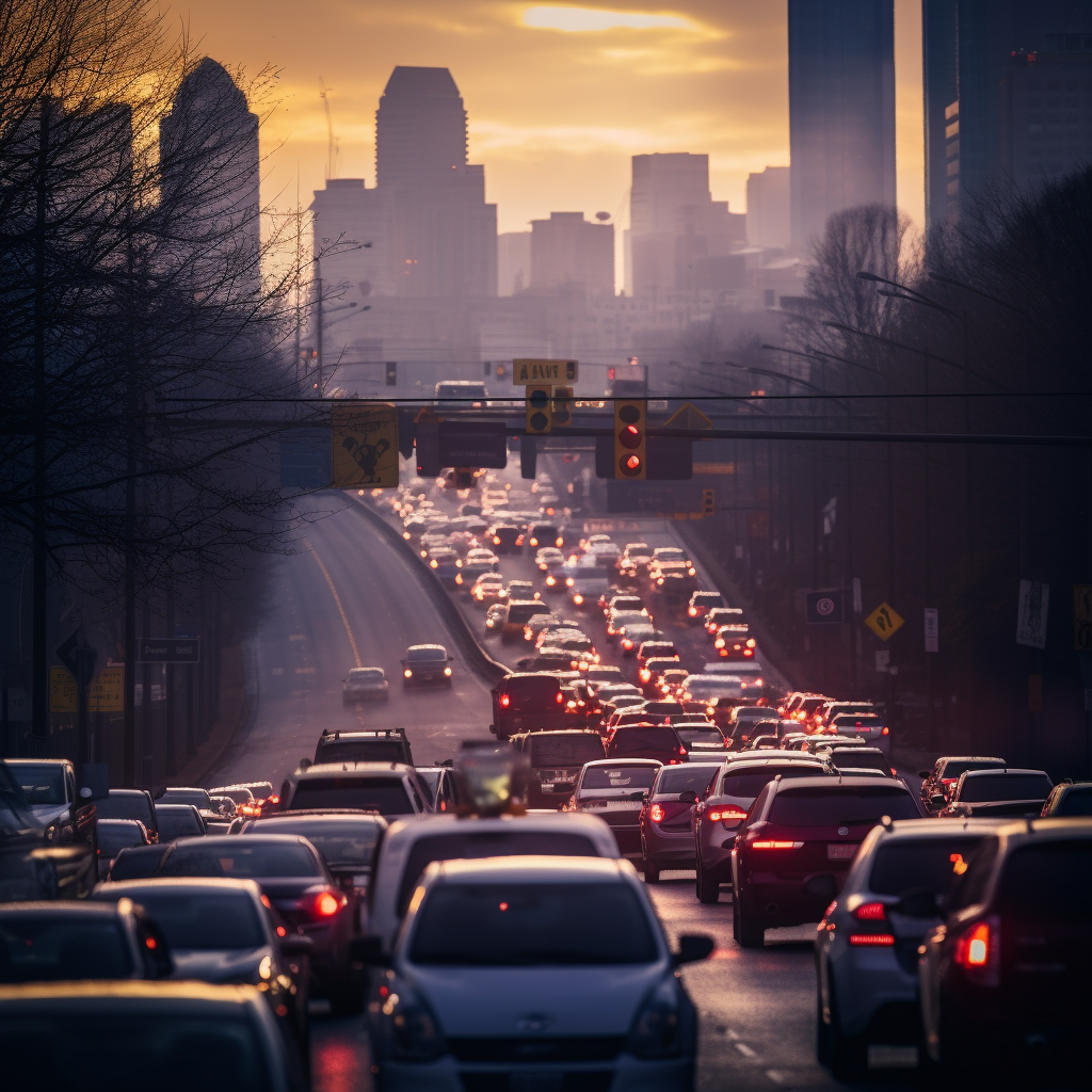 Atlanta Morning Traffic Jam
